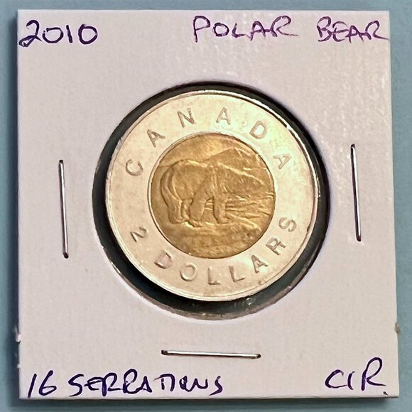 Canada 2010 Exclusive Set of 4 x $2 Toonie Coins! - Picture 9 of 16